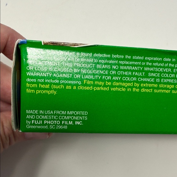 4 packages -FUJI FILM Color Superia X-TRA 400 35MM Film Pack 4x24 Expire 2/2005 - Picture 6 of 8